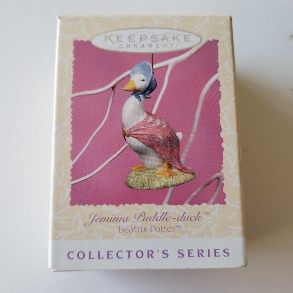 NWT Hallmark Keepsake Ornament Jemima Puddle-duck Beatrix Potter 1997 #2 Series - Picture 1 of 1